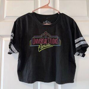 Universal Studios Florida Retro Marquee Cropped Tee